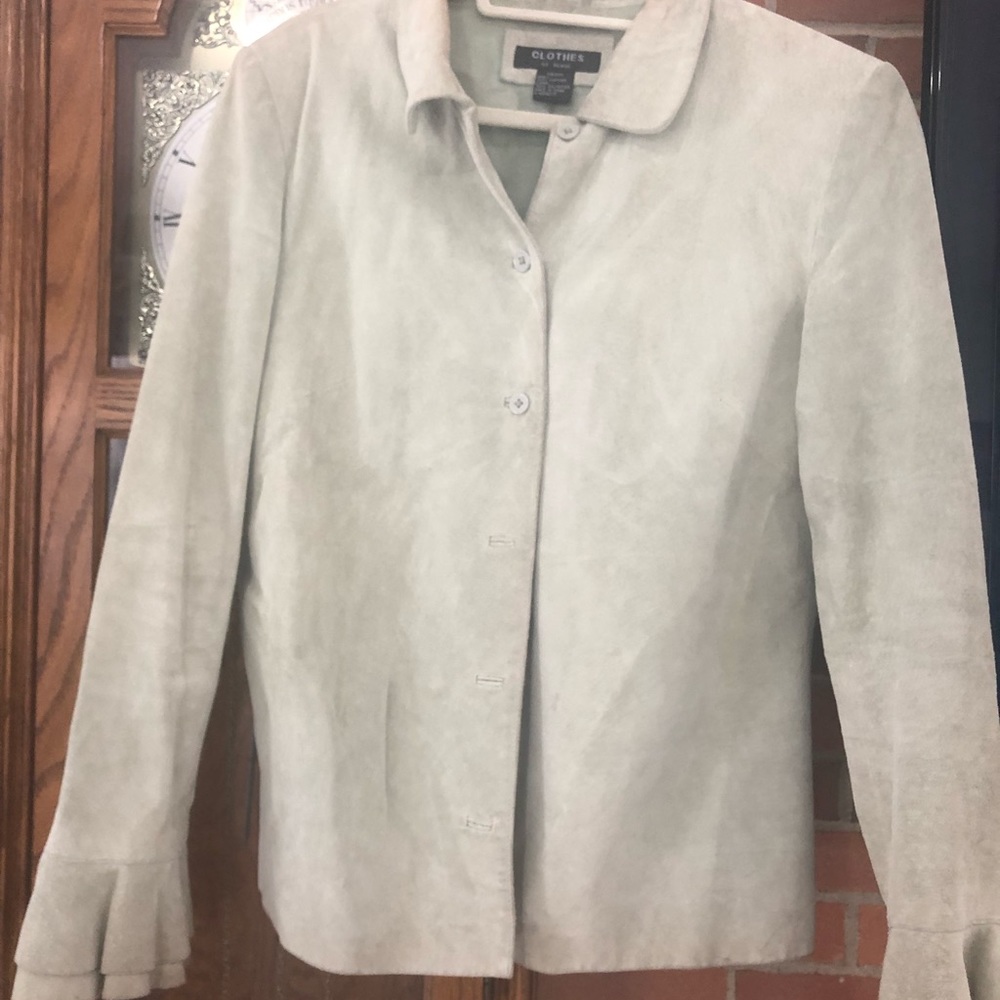 Ultra suede shirt/jacket